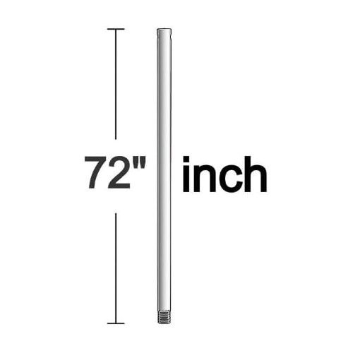  Fanimation DR1-72BN Downrod, 72-Inch x 1 Inch, Brush Nickel