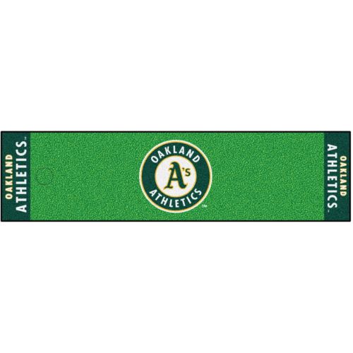  FanMats MLB Oakland Athletics Putting Green Mat