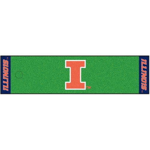  FanMats University of Illinois Putting Green Mat