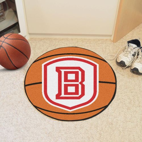  Fanmats NCAA Bradley University Basketball Mat, Small, Black