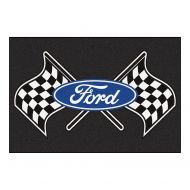 Fanmats FANMATS 15841 Team Color 59.5x88 Ford Flags Rug - Black