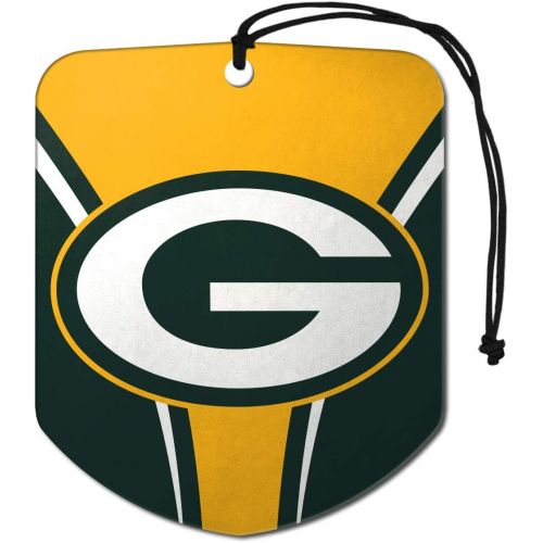  [아마존베스트]Team ProMark NFL Green Bay Packers Air Fresheners2 Pack Shield Design Air Fresheners, Team Colors, One Size