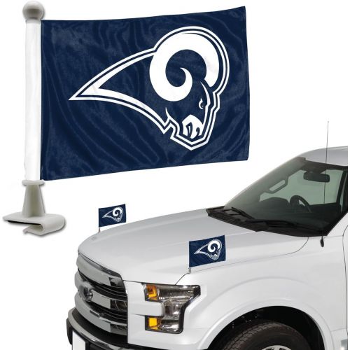  ProMark NFL Los Angeles Rams Flag Set 2-Piece Ambassador Style, Team Color, One Size