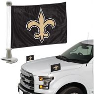 Promark NFL New Orleans Saints Flag Set 2-Piece Ambassador Style, Team Color, One Size