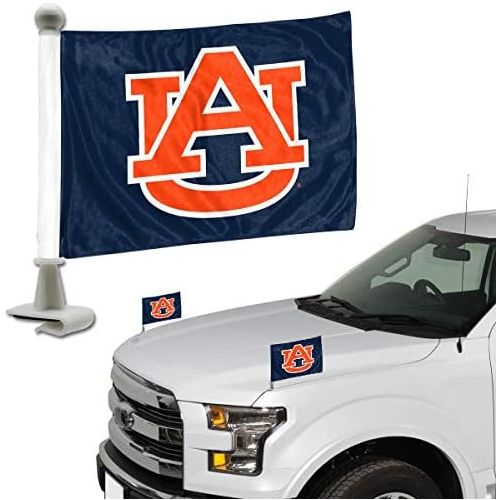  ProMark NCAA Auburn Tigers Flag Set 2-Piece Ambassador Style, Team Color, One Size