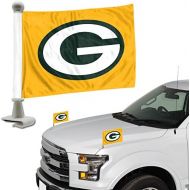 ProMark NFL Green Bay Packers Flag Set 2-Piece Ambassador Style, Team Color, One Size