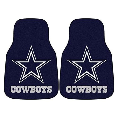  Fanmats Dallas Cowboys Team 2 Piece Car Mats