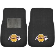 FANMATS 17608 NBA Los Angeles Lakers 2-Piece Embroidered Car Mat