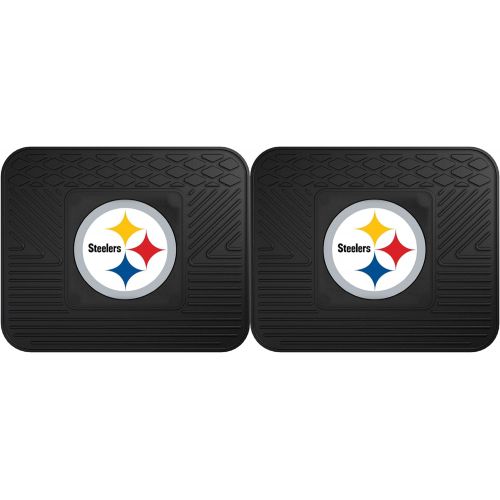  FANMATS 12302 NFL - Pittsburgh Steelers Utility Mat - 2 Piece