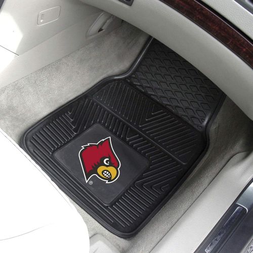  FANMATS NCAA University of Louisville Cardinals Vinyl Heavy Duty Car Mat