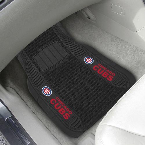  FANMATS MLB Chicago Cubs Nylon Face Deluxe Car Mat