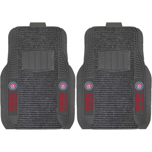  FANMATS MLB Chicago Cubs Nylon Face Deluxe Car Mat