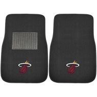 FANMATS 17609 NBA Miami Heat 2-Piece Embroidered Car Mat