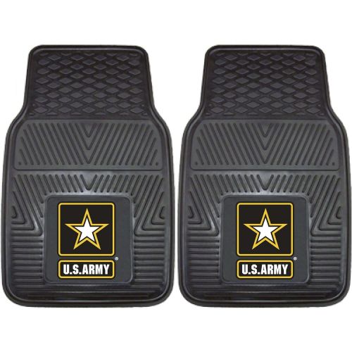  Fanmats Military Army Vinyl Heavy Duty Car Mat - 2 Piece