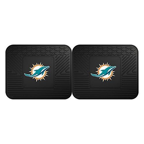  FANMATS 12314 NFL - Miami Dolphins Utility Mat - 2 Piece