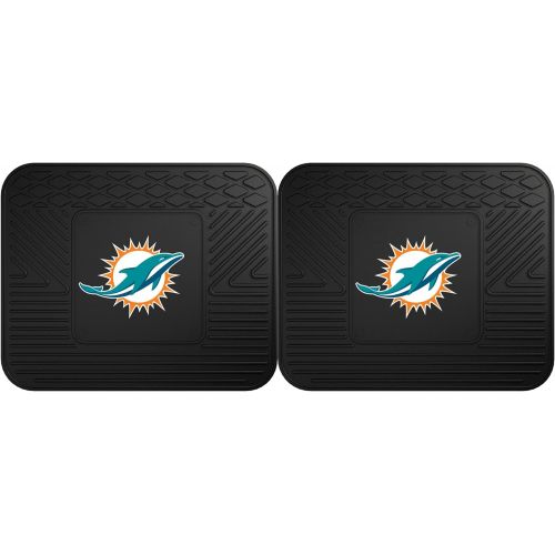  FANMATS 12314 NFL - Miami Dolphins Utility Mat - 2 Piece