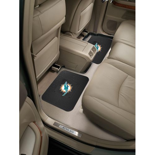  FANMATS 12314 NFL - Miami Dolphins Utility Mat - 2 Piece