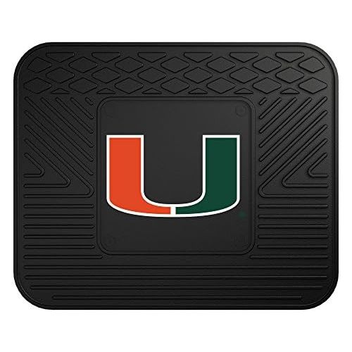  FANMATS NCAA University of Miami Hurricanes Vinyl Utility Mat