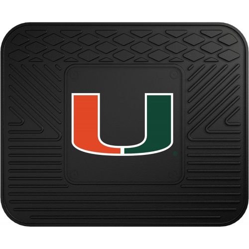  FANMATS NCAA University of Miami Hurricanes Vinyl Utility Mat