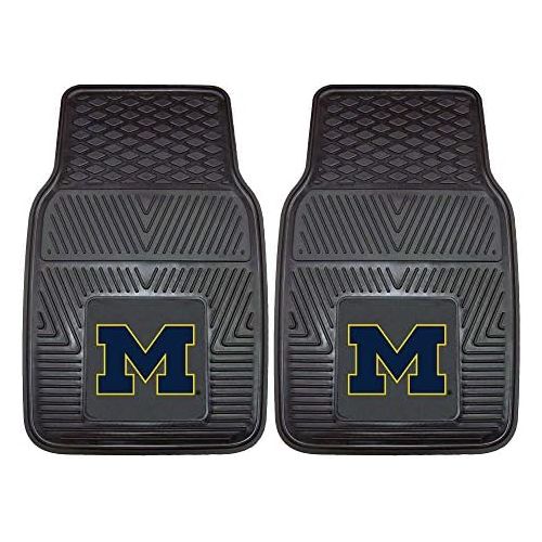  FANMATS NCAA University of Michigan Wolverines Vinyl Heavy Duty Car Mat