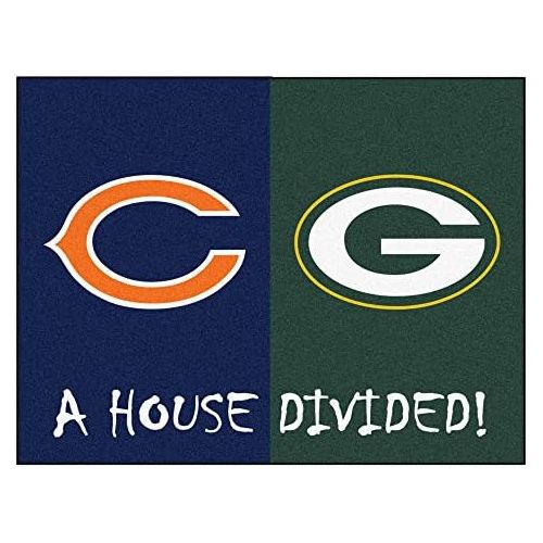  FANMATS NFL House Divided Nylon Face House Divided Rug