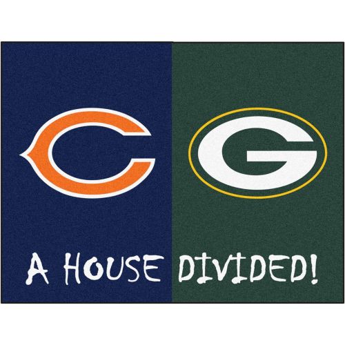  FANMATS NFL House Divided Nylon Face House Divided Rug