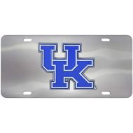 FANMATS NCAA Kentucky Wildcats Die Cast License Platedie Cast License Plate, Chrome, 6X12