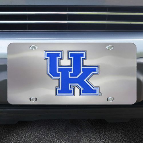  FANMATS NCAA Kentucky Wildcats Die Cast License Platedie Cast License Plate, Chrome, 6X12