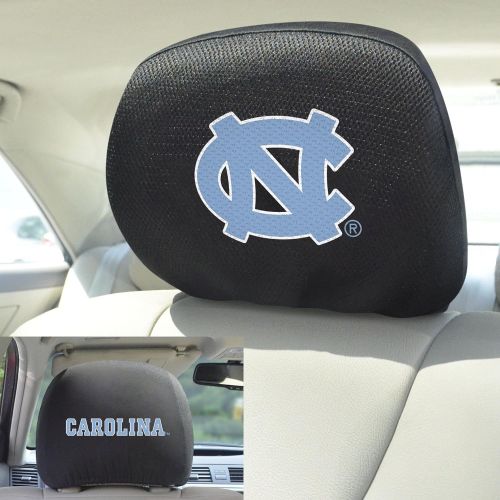  FANMATS 12609 NCAA UNC University of North Carolina - Chapel Hill Tar Heels Polyester Head Rest Cover