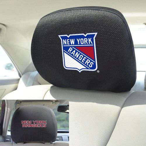  FANMATS 17172 Team Color 10x13 NHL - New York Rangers Head Rest Cover