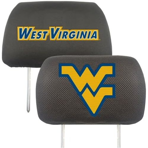  FANMATS NCAA West Virginia University Mountaineers Polyester Head Rest Cover