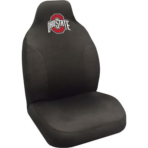  FANMATS NCAA Ohio State University Buckeyes Polyester Seat Cover