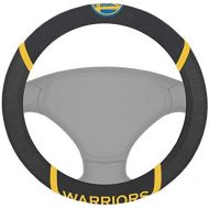 FANMATS 20322 Team Color 15x15 NBA - Golden State Warriors Steering Wheel Cover