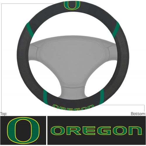  FANMATS NCAA University of Oregon Ducks Polyester Steering Wheel Cover