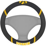 FANMATS 14903 NCAA University of Iowa Hawkeyes Polyester Steering Wheel Cover