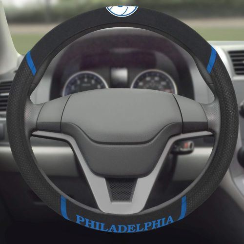  FANMATS NBA Philadelphia 76Ers Steering Wheel Coversteering Wheel Cover, Team Colors, One Sized