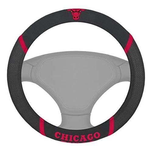  FANMATS 14846 NBA Chicago Bulls Polyester Steering Wheel Cover