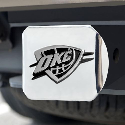  FANMATS NBA Oklahoma City Thunder Chrome Hitch Cover