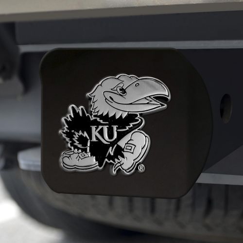  FANMATS 21032 Team Color 3.4x4 Kansas Black Hitch Cover