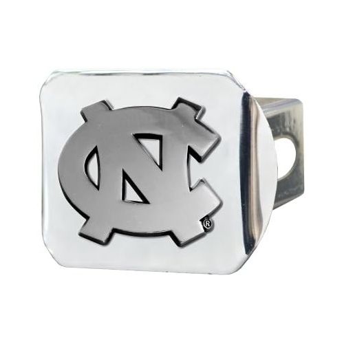  FANMATS 15052 NCAA UNC University of North Carolina - Chapel Hill Tar Heels Chrome Hitch Cover