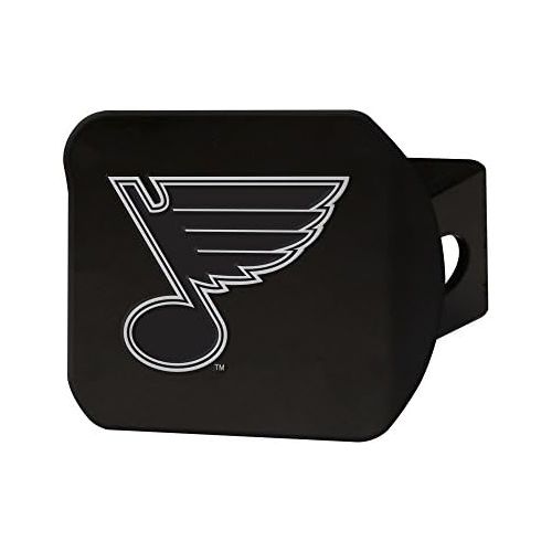  FANMATS 21009 Team Color 3.4x4 NHL - St. Louis Blues Black Hitch Cover