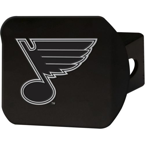  FANMATS 21009 Team Color 3.4x4 NHL - St. Louis Blues Black Hitch Cover