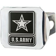 Fanmats Military U.S. Army Hitch Cover, 4 1/2 x 3 3/8/Small, Black