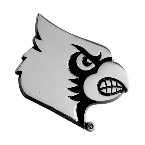  FANMATS NCAA University of Louisville Cardinals Chrome Team Emblem