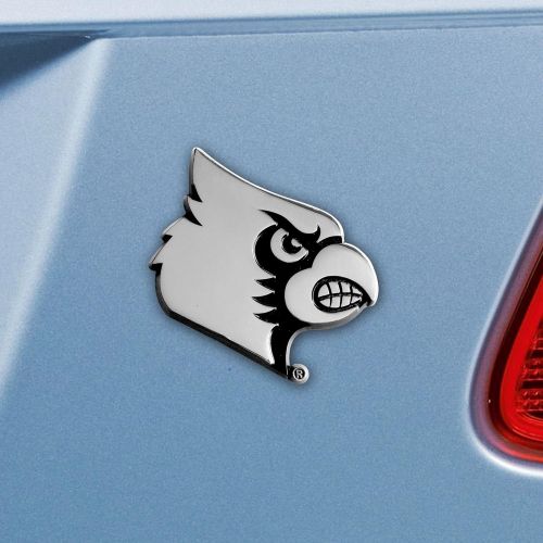  FANMATS NCAA University of Louisville Cardinals Chrome Team Emblem