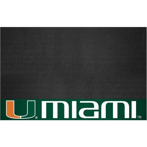  FANMATS NCAA University of Miami Hurricanes Vinyl Grill Mat