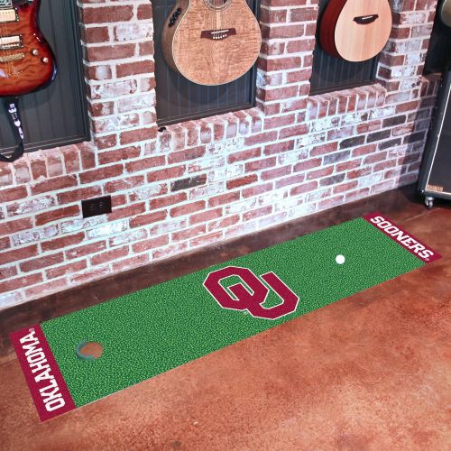  Fanmats Oklahoma Sooners Golf Putting Green Runner