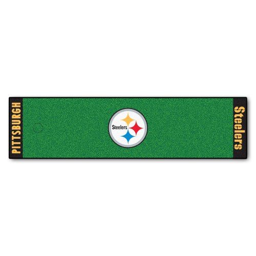  FANMATS NFL Pittsburgh Steelers Nylon Face Putting Green Mat