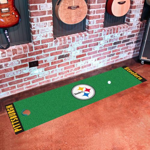  FANMATS NFL Pittsburgh Steelers Nylon Face Putting Green Mat