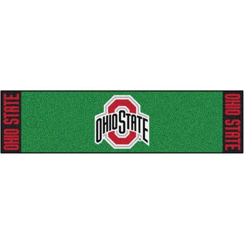  FANMATS NCAA Ohio State University Buckeyes Nylon Face Putting Green Mat